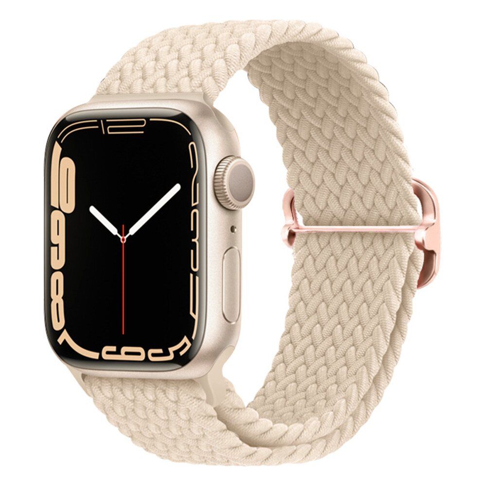 Trolsk Flettet Nylonarmbånd (Watch 42/41/40/38mm) - Beige
