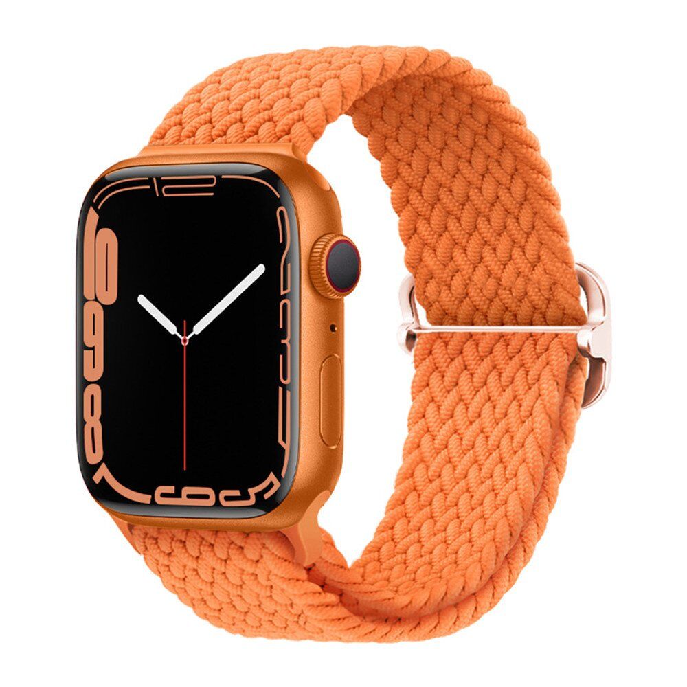 Flettet nylon-armbånd (Watch 49/46/45/44/42 mm) fra Trolsk - Orange