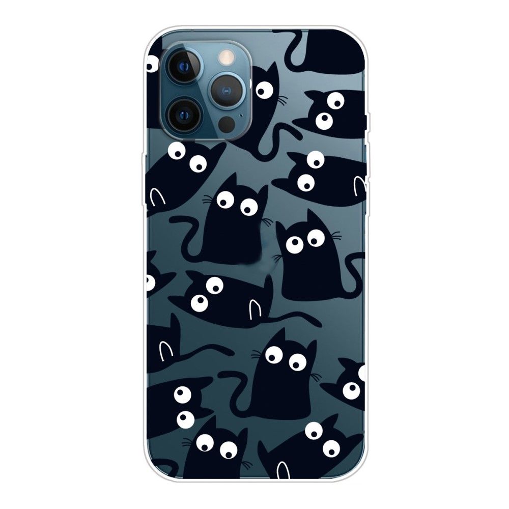 Trolsk fleksibelt etui - Little Cats (iPhone 13 Pro)