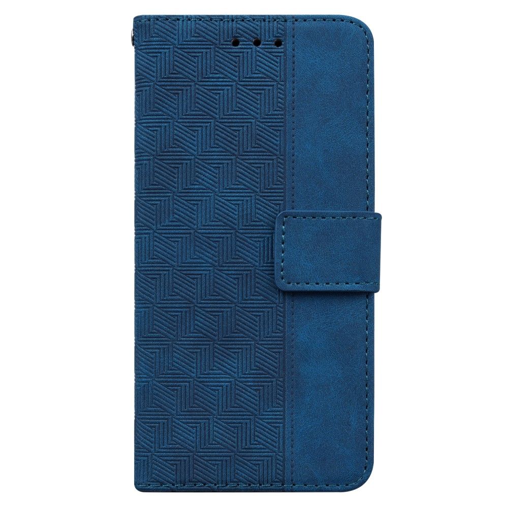 Trolsk Geometry Imprinted Wallet (iPhone 15) - Blå