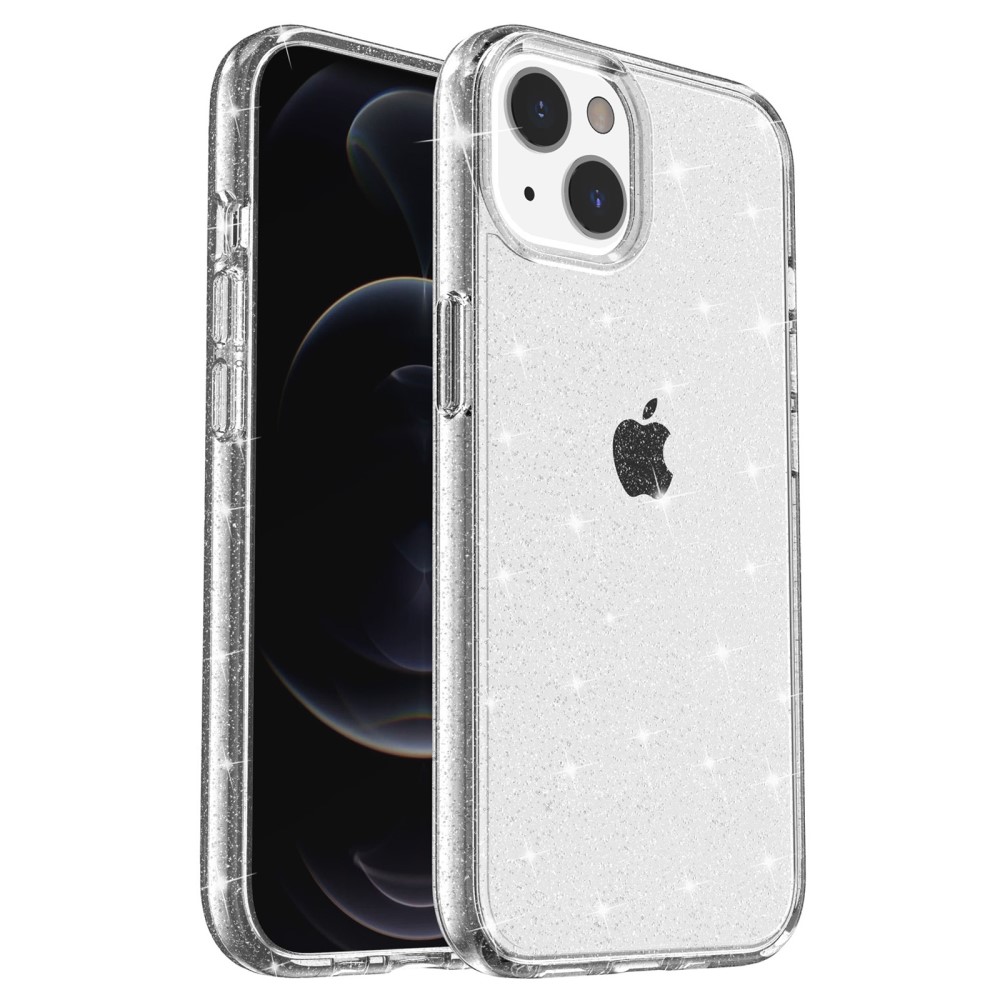 Trolsk Glitrende Hard Deksel (iPhone 14) - Gjennomsiktig