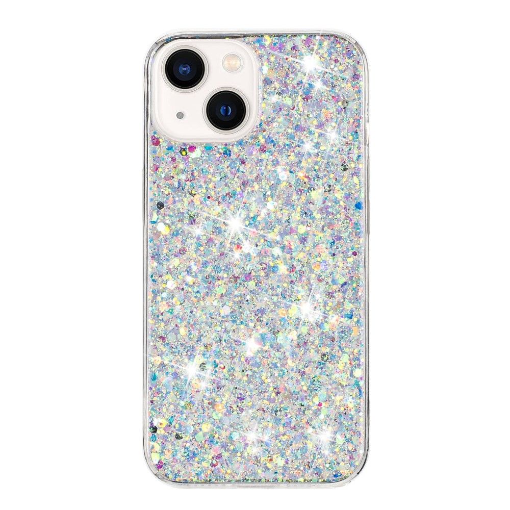 Trolsk Glittrigt iPhone deksel (iPhone 15) - glitterdeksel - Rosa