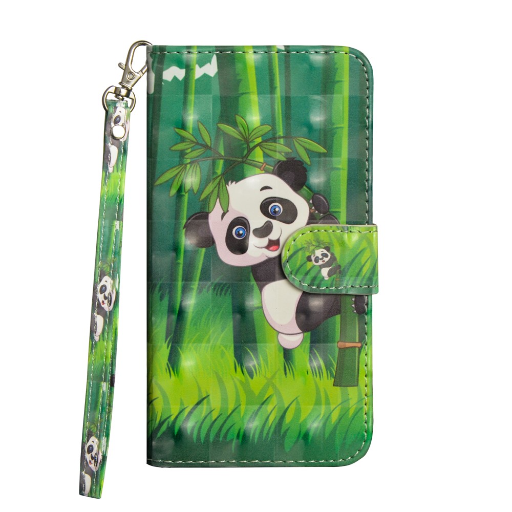 Trolsk grønn panda lommebok