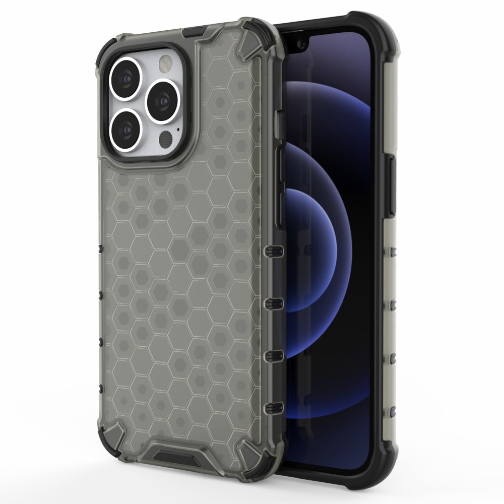 Trolsk Honeycomb Hybrid iPhone 13 Pro) - Svart