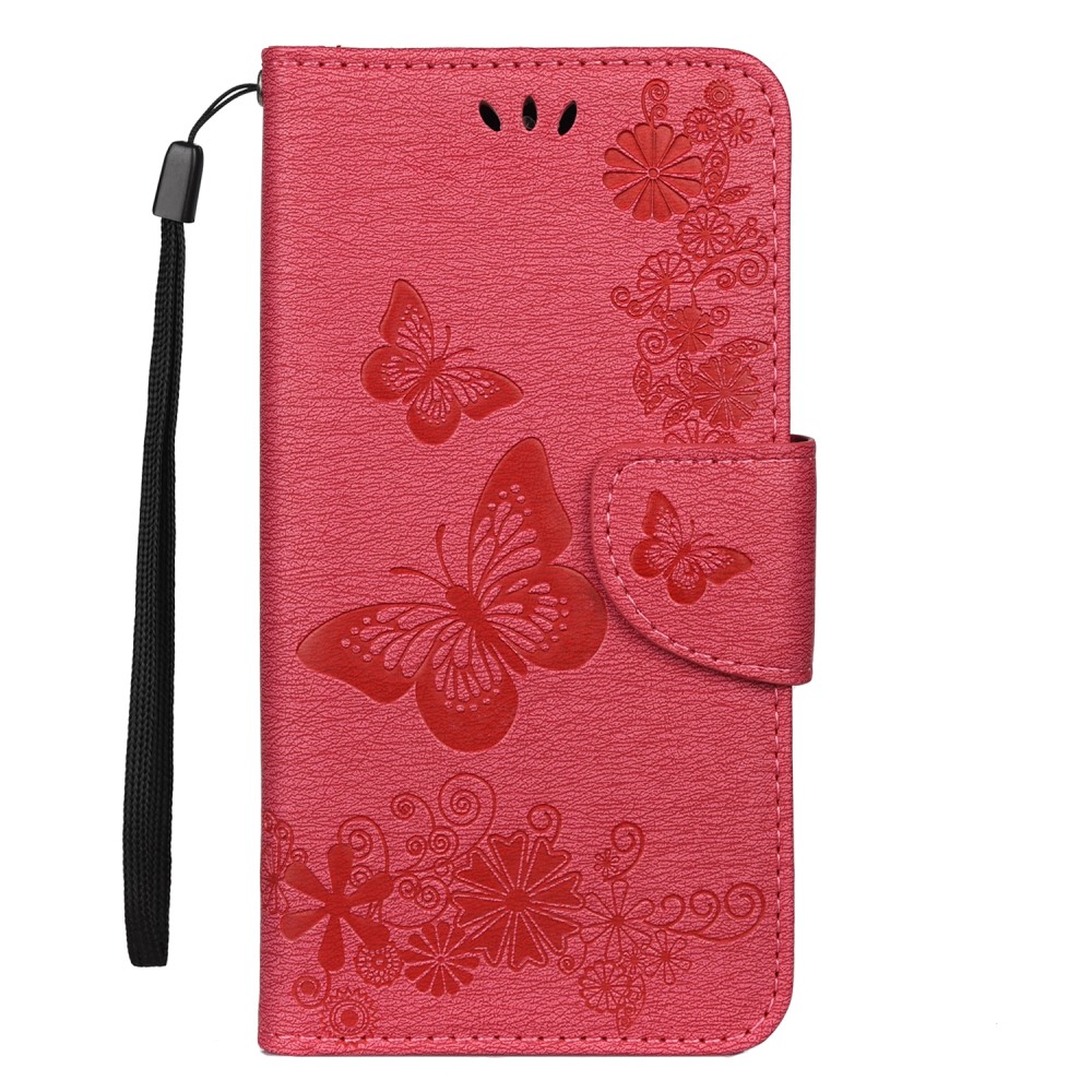 Trolsk Imprint Butterfly Wallet (iPhone 11) - Rosa