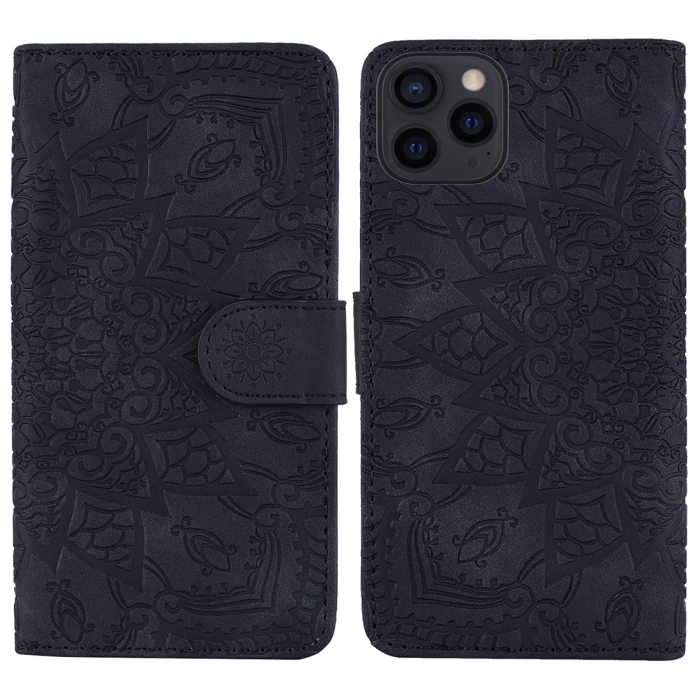Trolsk Imprint Mandala iPhone 13 Pro) - Svart