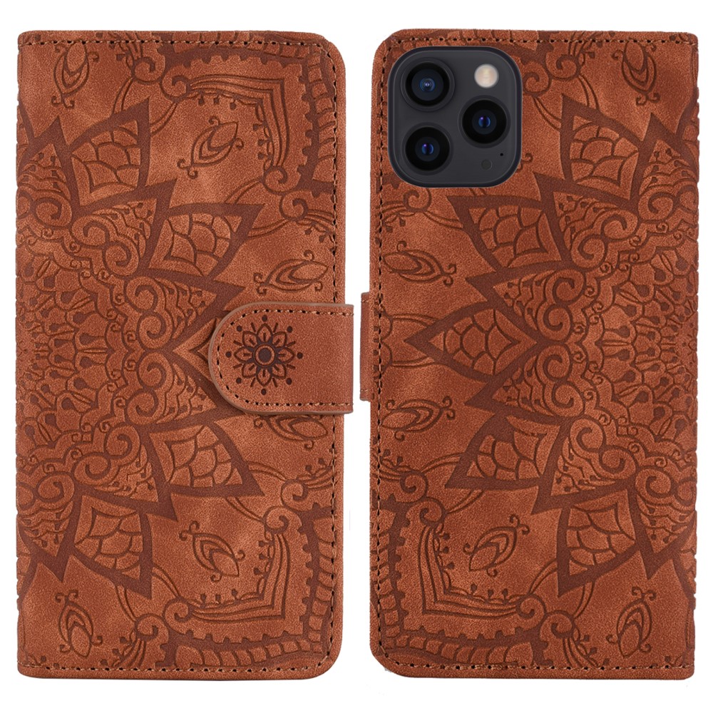 Trolsk Imprint Mandala iPhone 13 Pro Max) - Brun