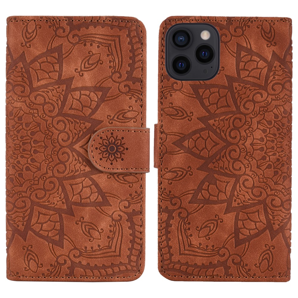 Trolsk Imprint Mandala iPhone 13 Pro) - Brun