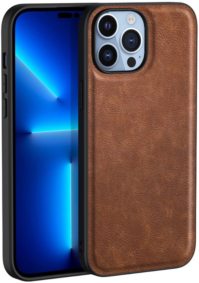 Trolsk Leather Bakdeksel (iPhone 16 Pro Max) - Brun