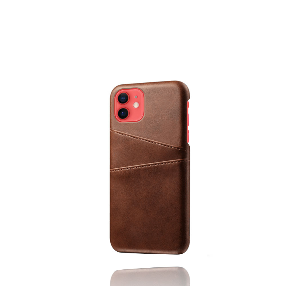 Trolsk Leather Card Case (iPhone 11 Pro) - Brun