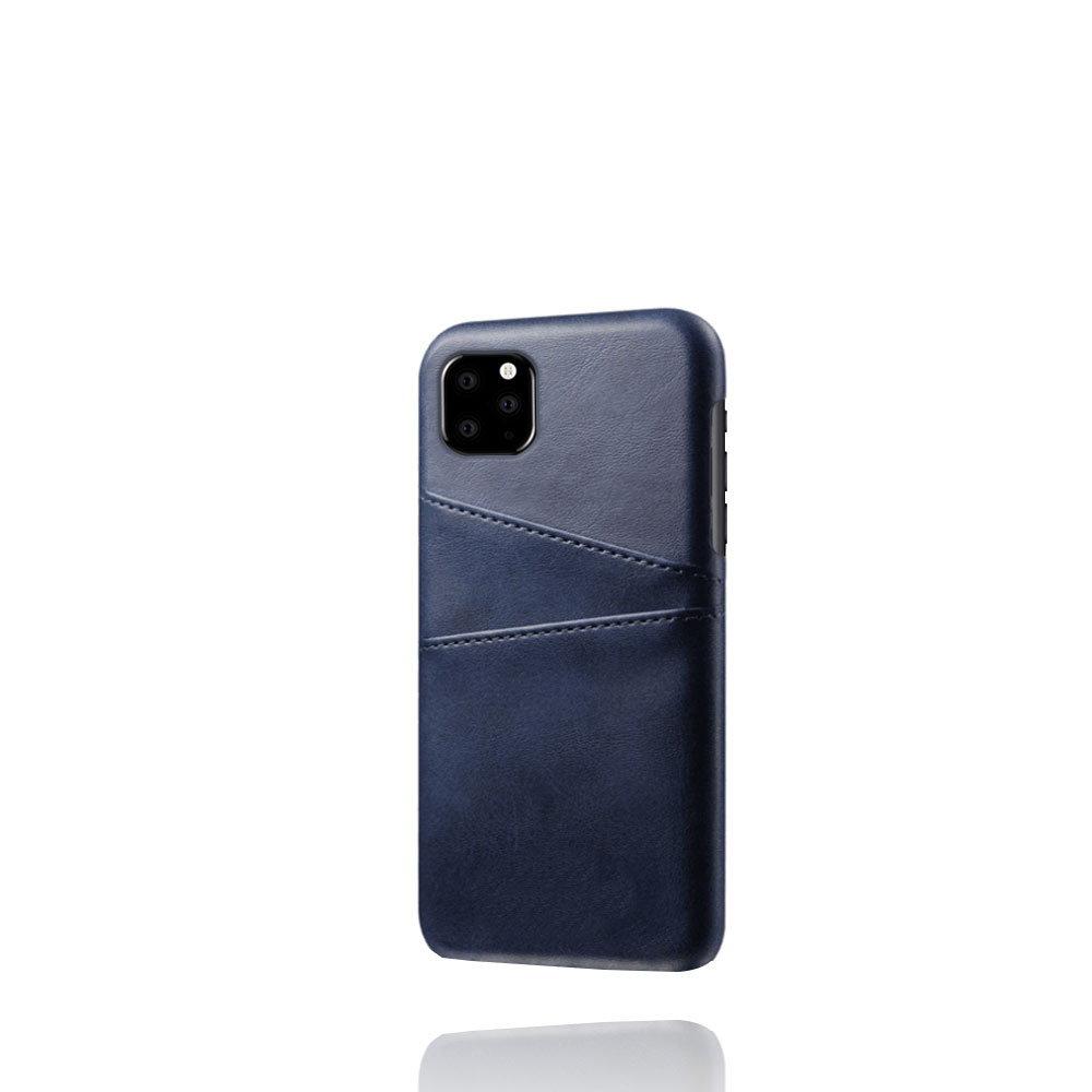 Trolsk Leather Card Case (iPhone 12 Pro Max) - Blå