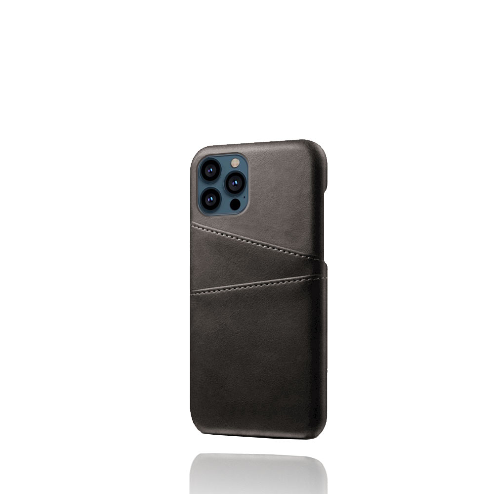 Trolsk Leather Card Case (iPhone 13 mini) - Svart