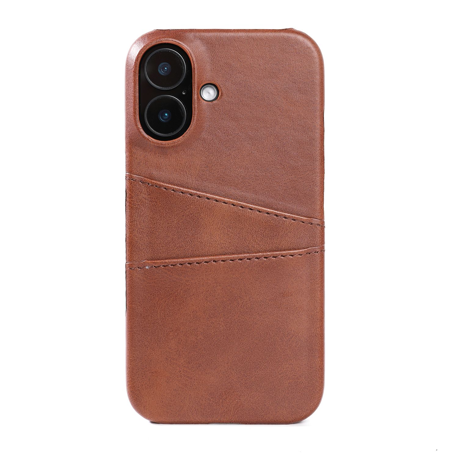 Trolsk Leather Card (iPhone 16) - deksel - Brun