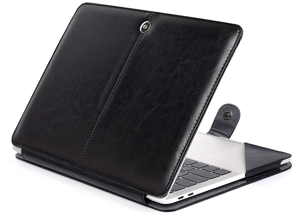 Trolsk lærveske (MacBook Air 13 ") - Svart