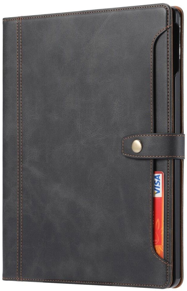 Trolsk Leather Wallet Folio (iPad Pro 13) - Svart