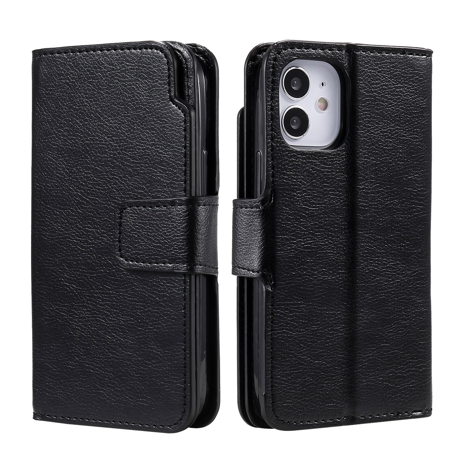 Trolsk Leather Wallet (iPhone 11) - Svart