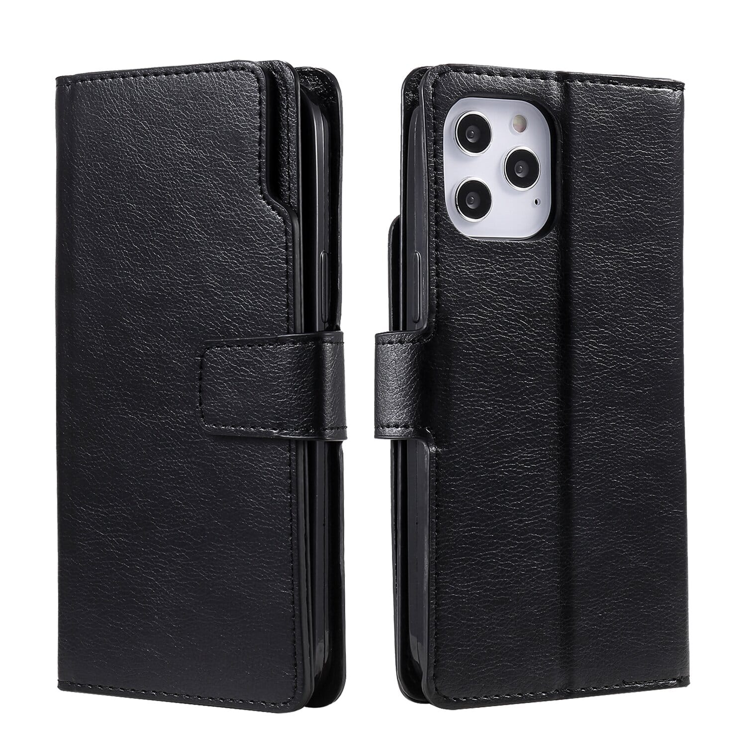 Trolsk Leather Wallet (iPhone 14) - Svart
