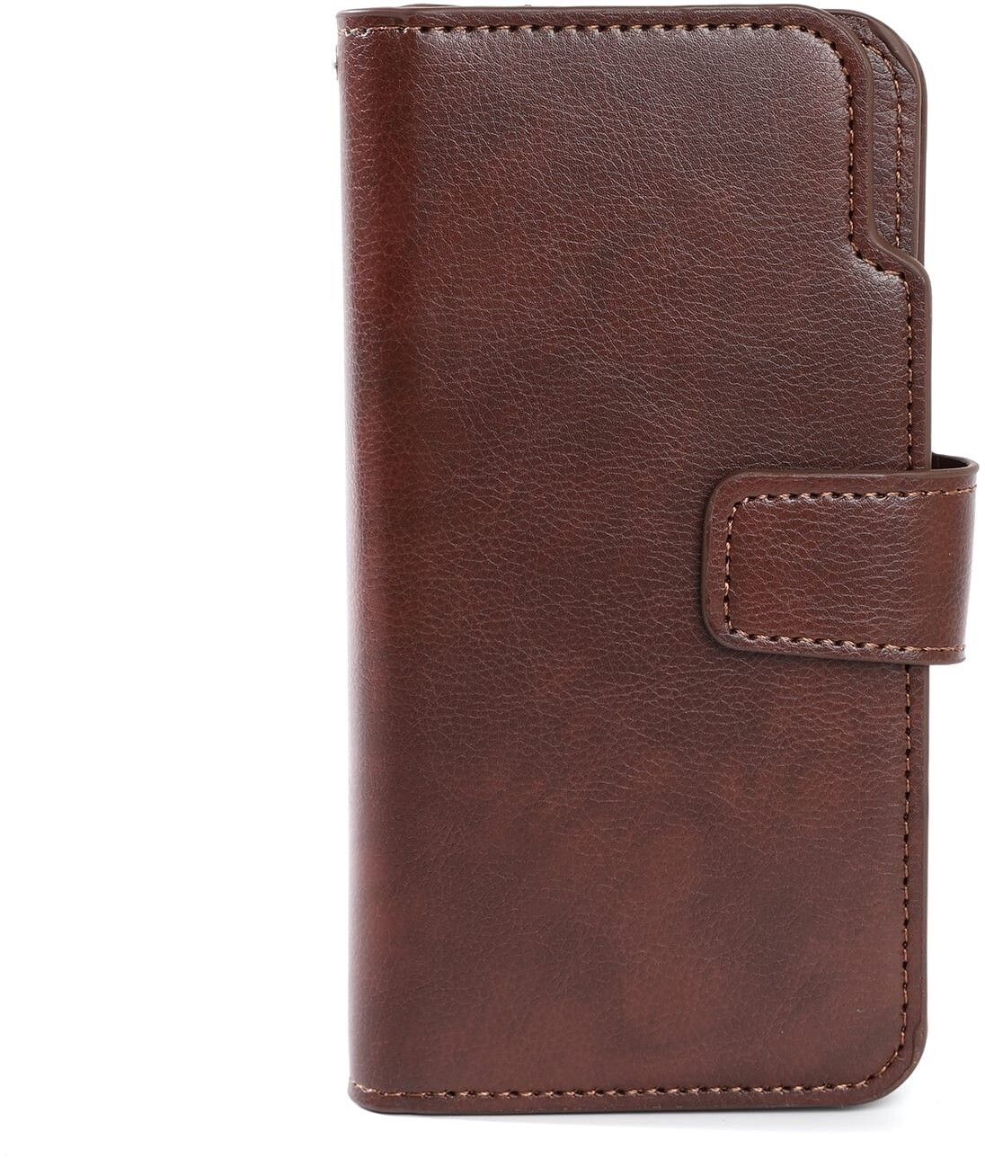 Trolsk Leather Wallet (iPhone 16) - Brun