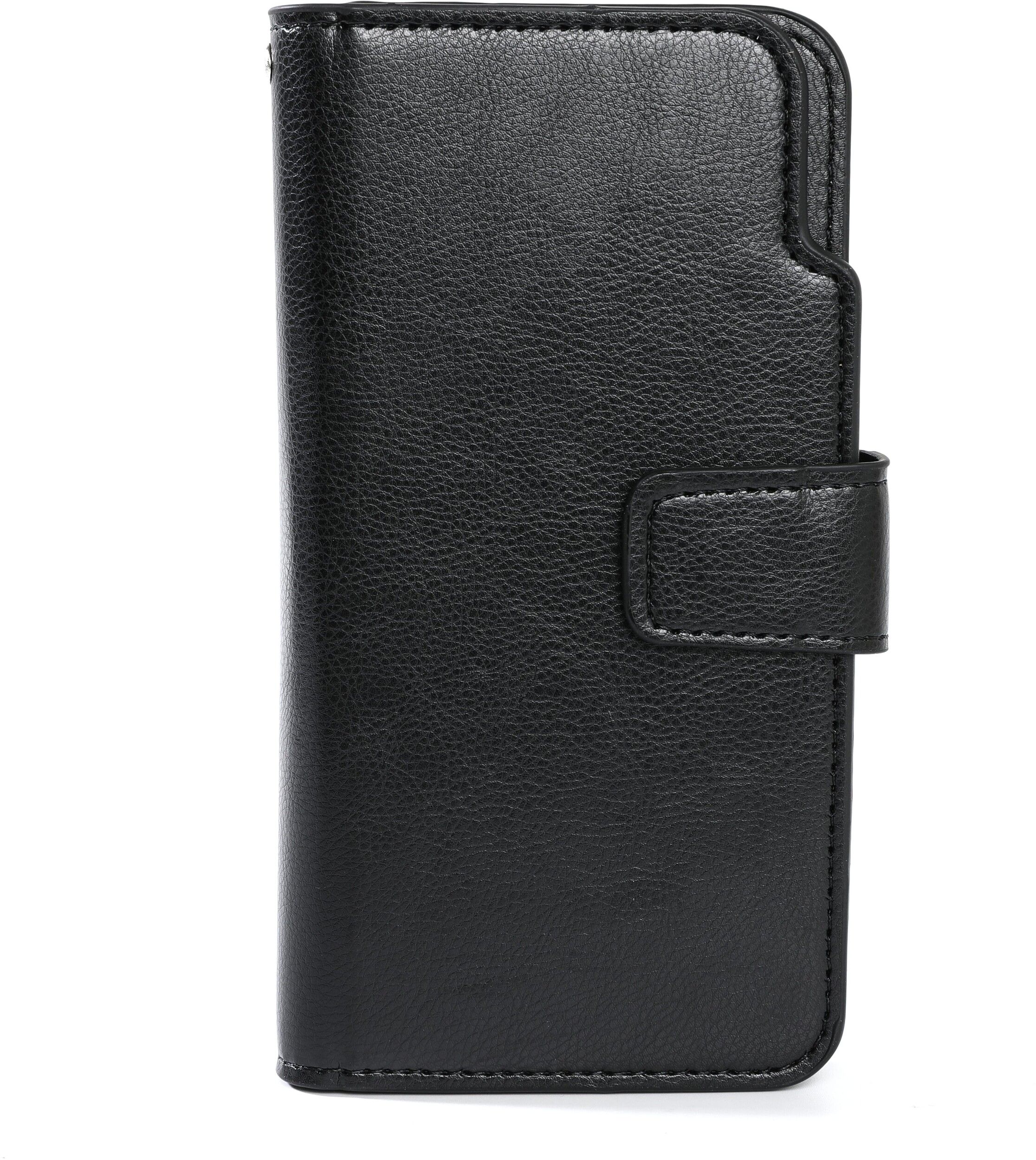 Trolsk Leather Wallet (iPhone 16 Plus) - Svart
