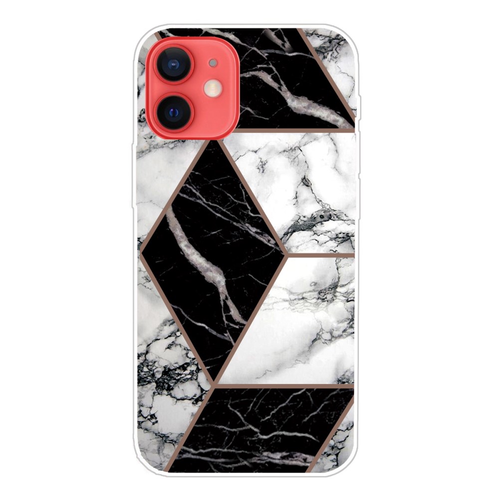 Trolsk Marble Case - Black & White (iPhone 13)