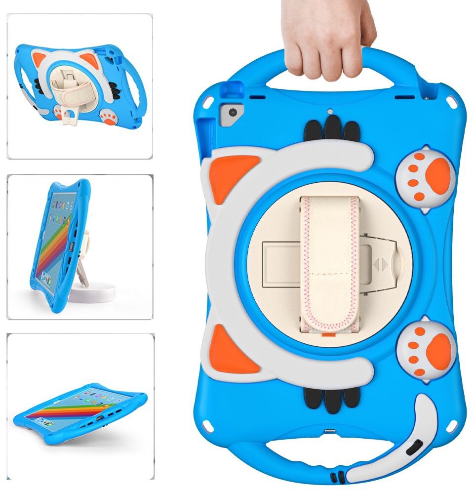 Trolsk multifunksjons iPad) - Blå/oransje