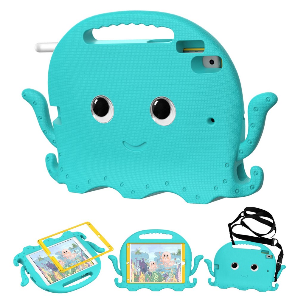 Trolsk Octopus Kids Case (iPad) - Turkis