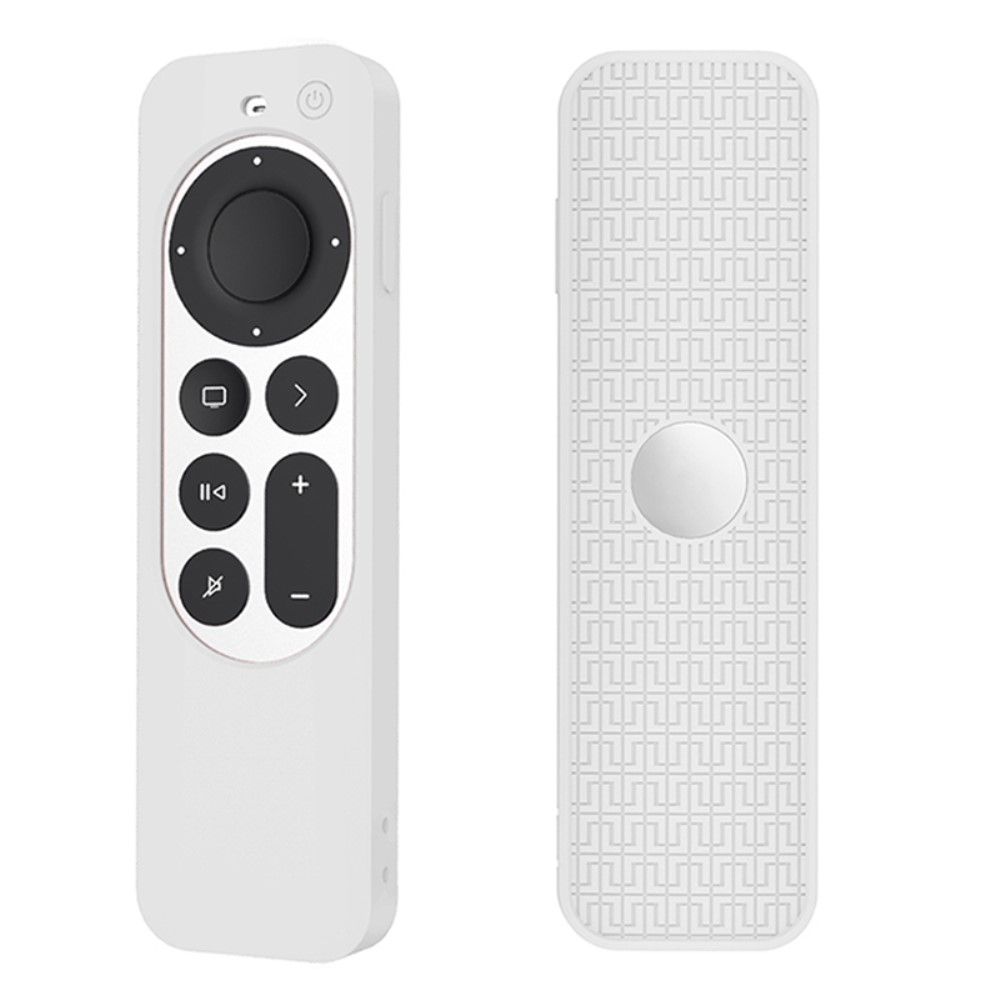 Trolsk Pattern Silikonetui (Siri Remote gen 3/2) - skall - Hvit