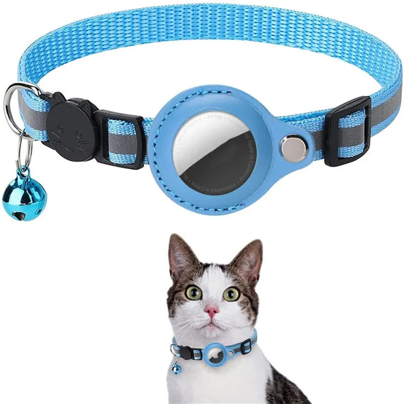 Trolsk Pet Collar (AirTag) - halsbånd til Airtag - Blå