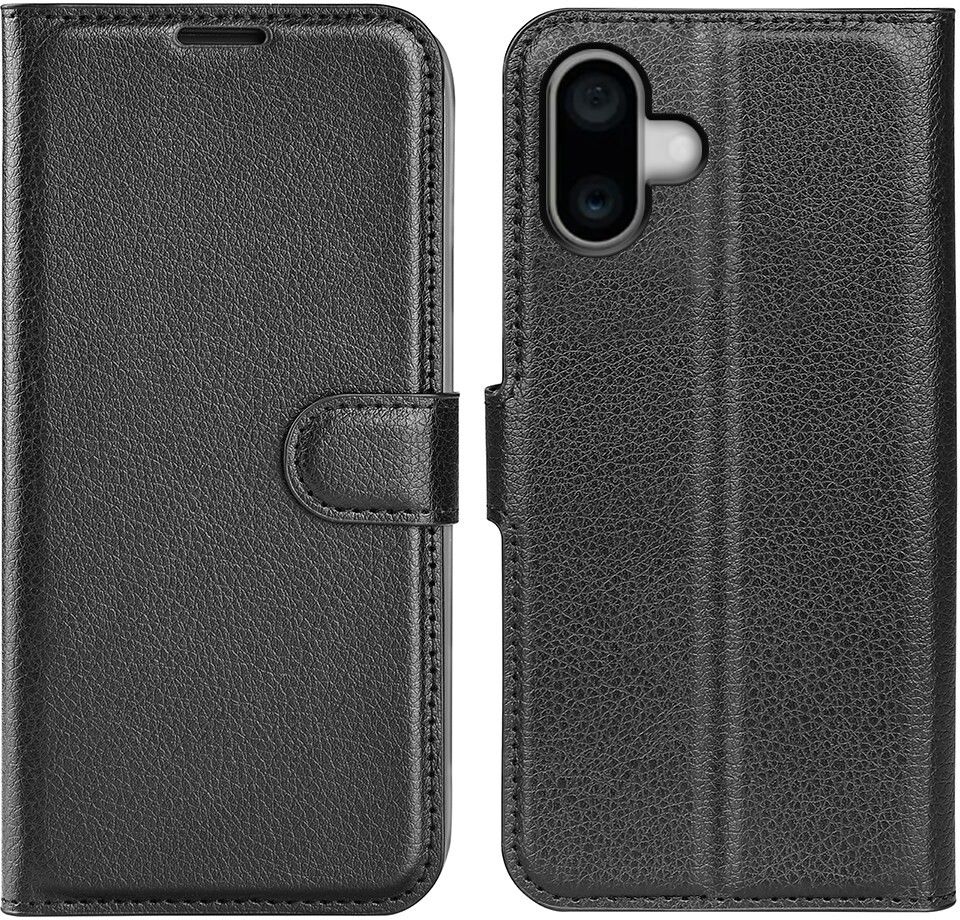 Trolsk Wallet-deksel (iPhone 16) - Svart