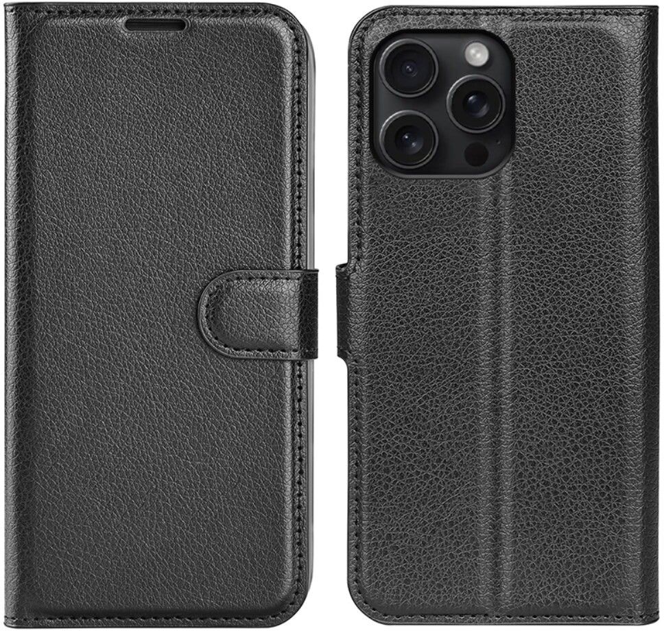 Trolsk Wallet Case (iPhone 16 Pro Max) - Svart