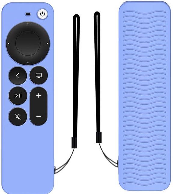 Trolsk Protective Case (Siri Remote gen 2) - Lyse blå