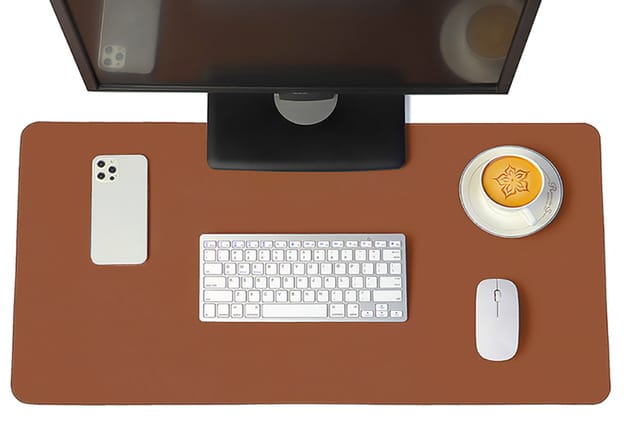 Trolsk PU Leather Desk Matte - Brun