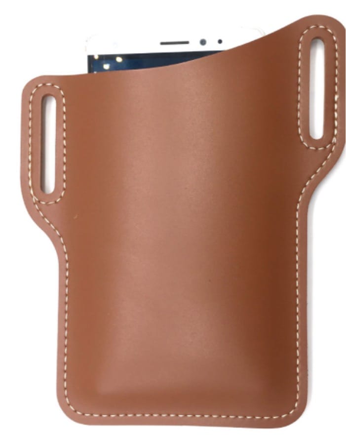 Trolsk PU Leather Holster (6,5") - Brun