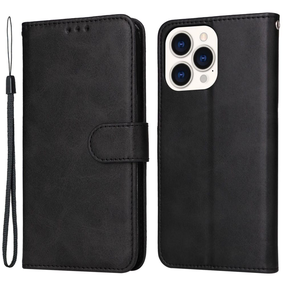 Trolsk PU Leather Wallet (iPhone 14 Pro Max) - Svart