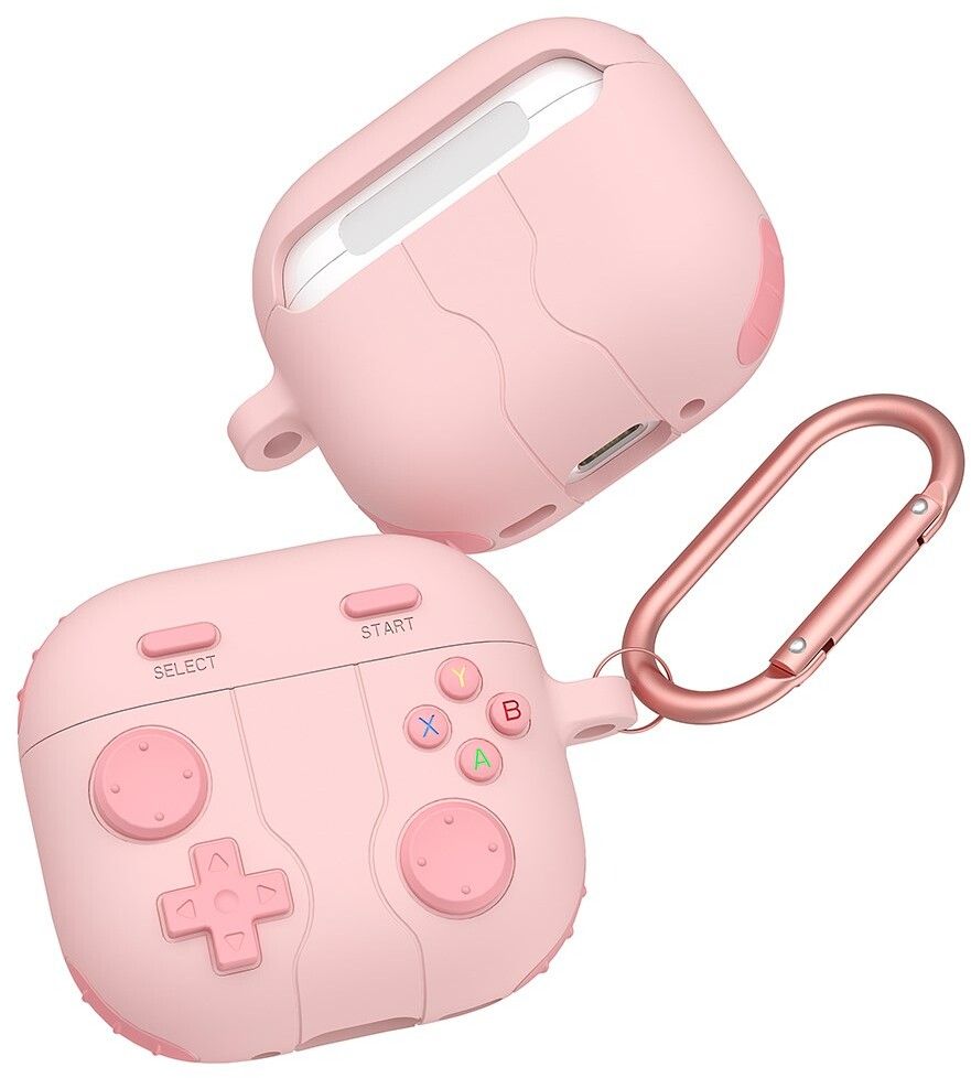 Trolsk Retro Gamepad Case (AirPods 4) - Rosa