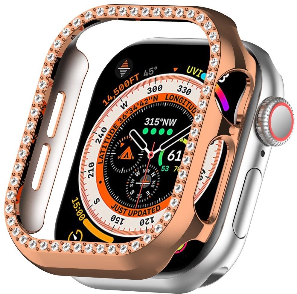 Trolsk Rhinestone Cover (Apple Watch 10 46 mm) - Rose gull