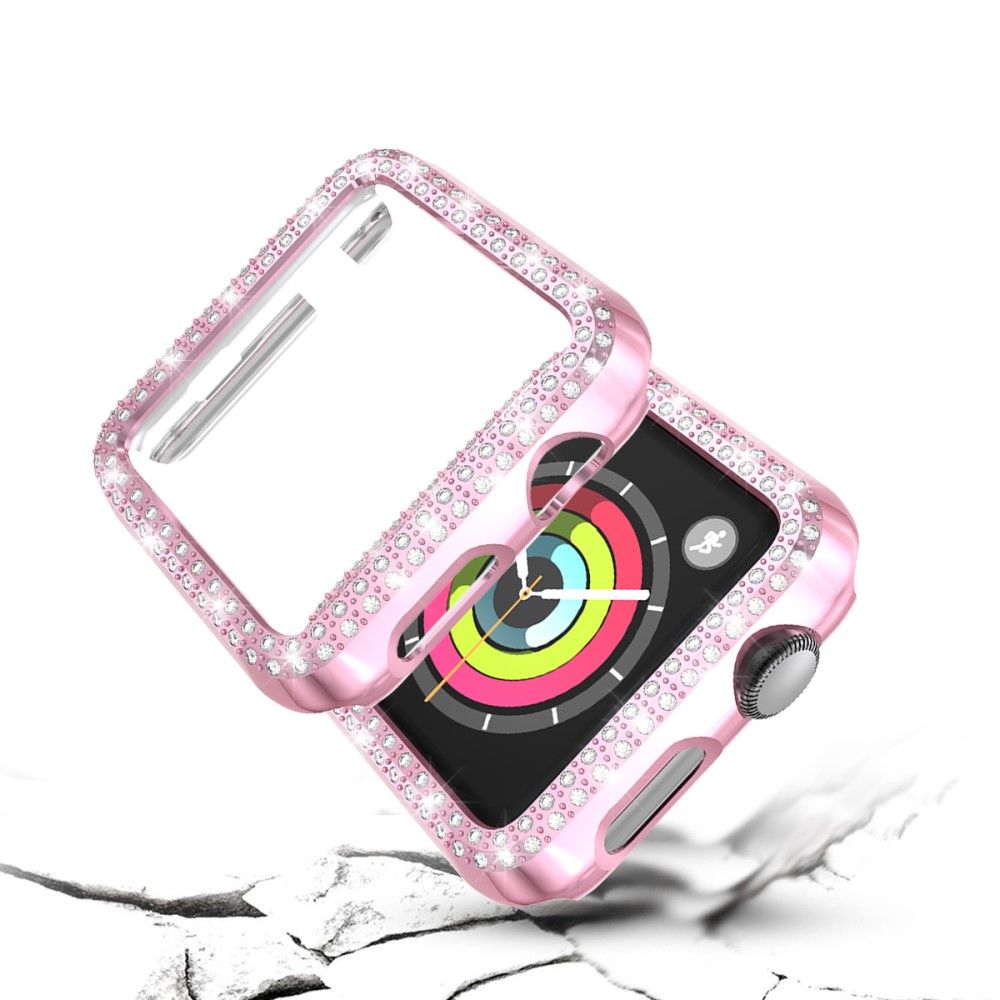 Trolsk Rhinestone Cover (Watch 1-3 42 mm) - Rosa