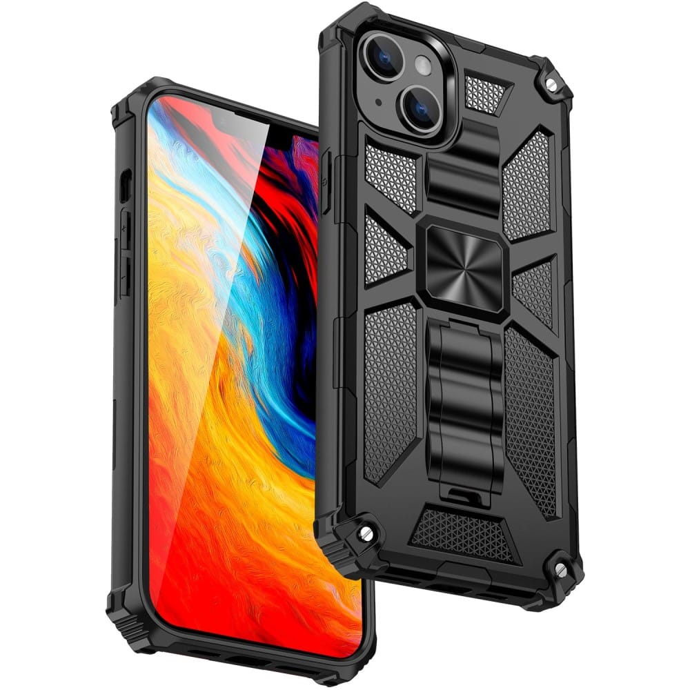 Trolsk Shockproof Hybrid Case (iPhone 14) - Svart