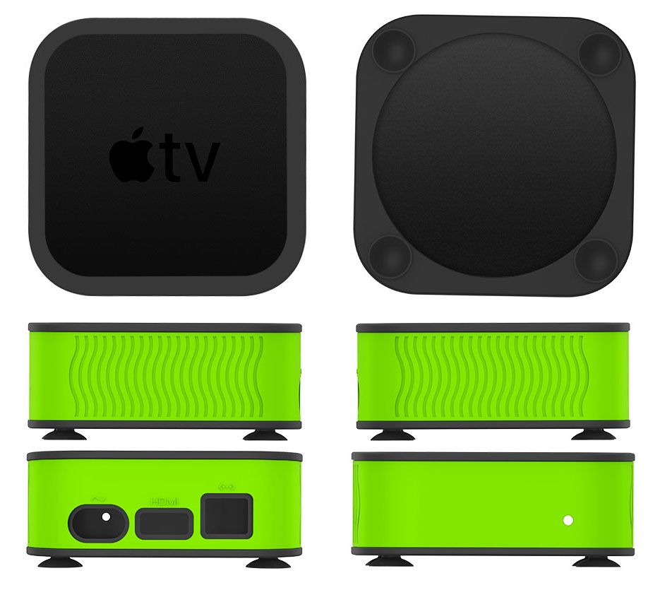 Trolsk silikonetui (Apple TV 4K (2021)) - skall - silikon - Grønn