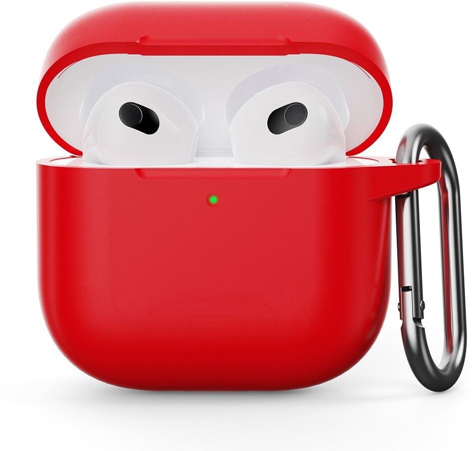 Trolsk Silicone Hang Case (AirPods 4) - Röd