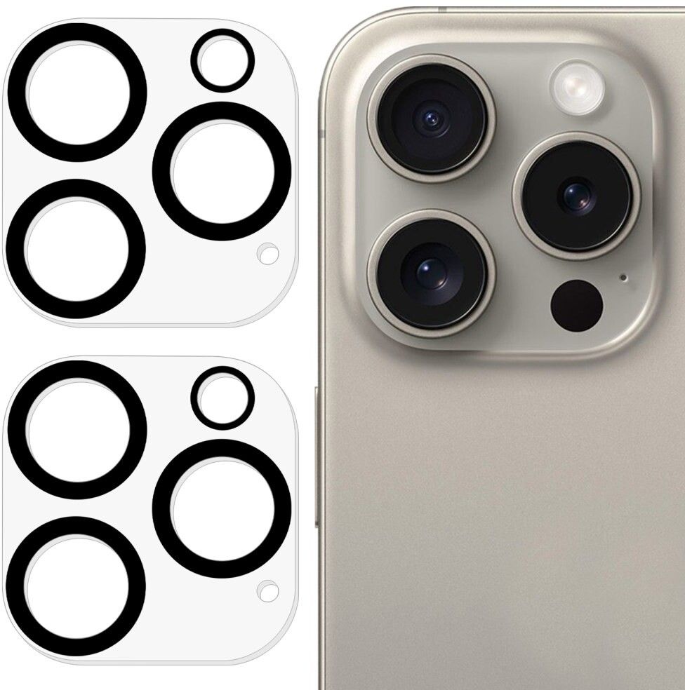 Trolsk Silk Camera Protection - 2-pakning (iPhone 16 Pro/16 Pro Max)
