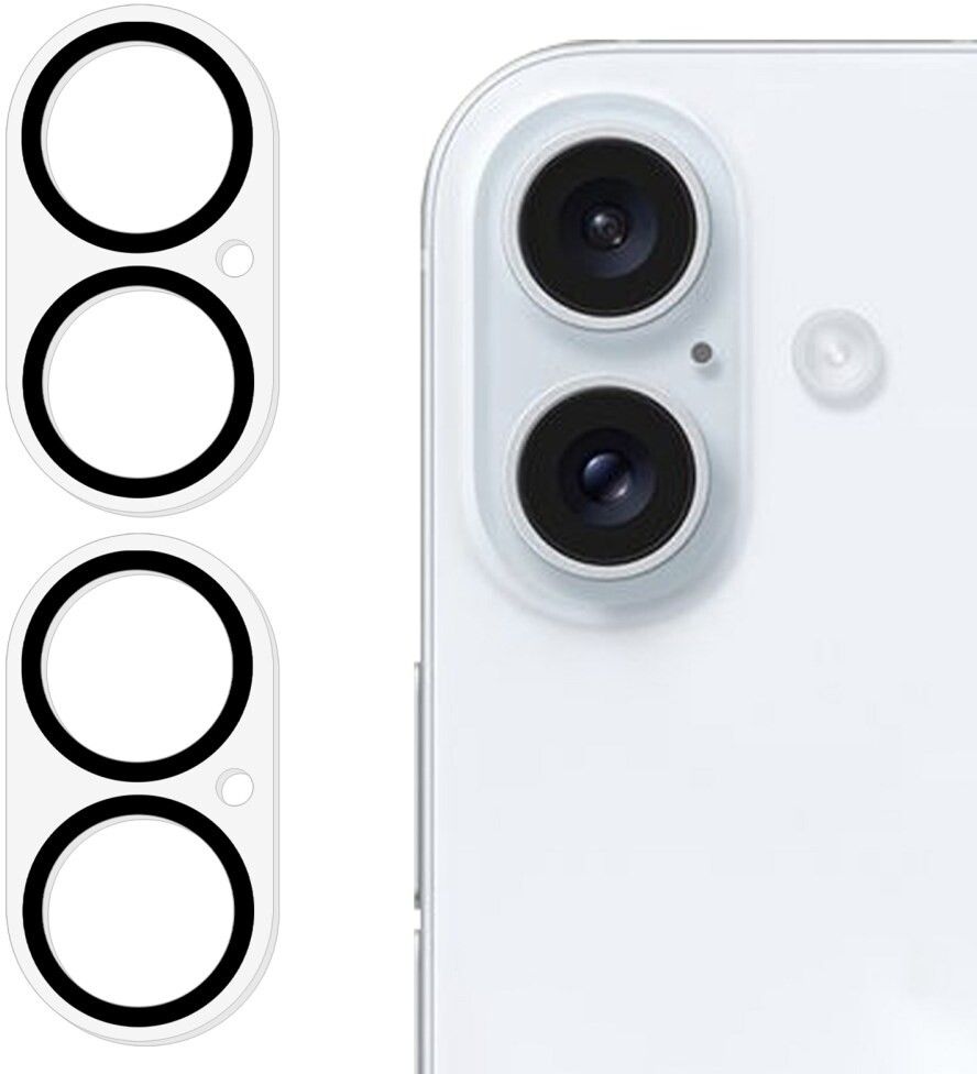 Trolsk Silk Camera Protection - 2-pakning (iPhone 16/16 Plus)