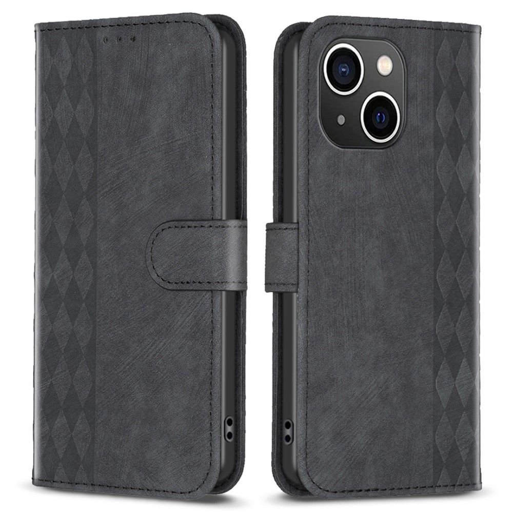 Trolsk Slim Rhombus Wallet (iPhone 15) - Svart