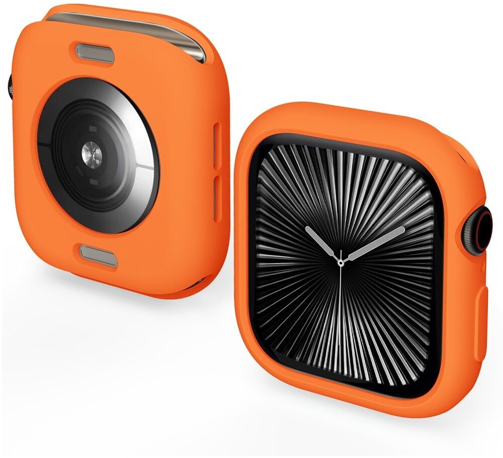 Trolsk Soft TPU-deksel (Apple Watch 10 42 mm) - Oransje