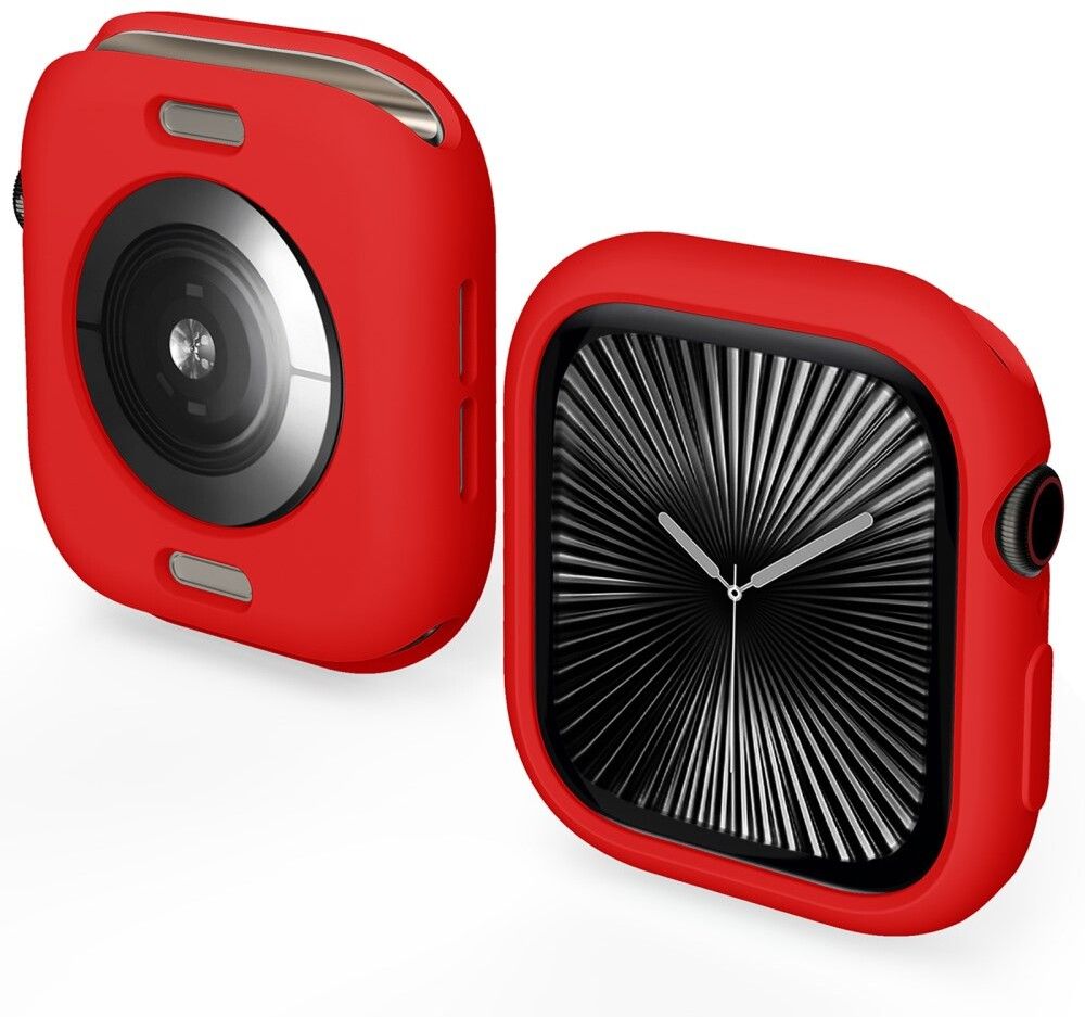 Trolsk Soft TPU-deksel (Apple Watch 10 42 mm) - RØd