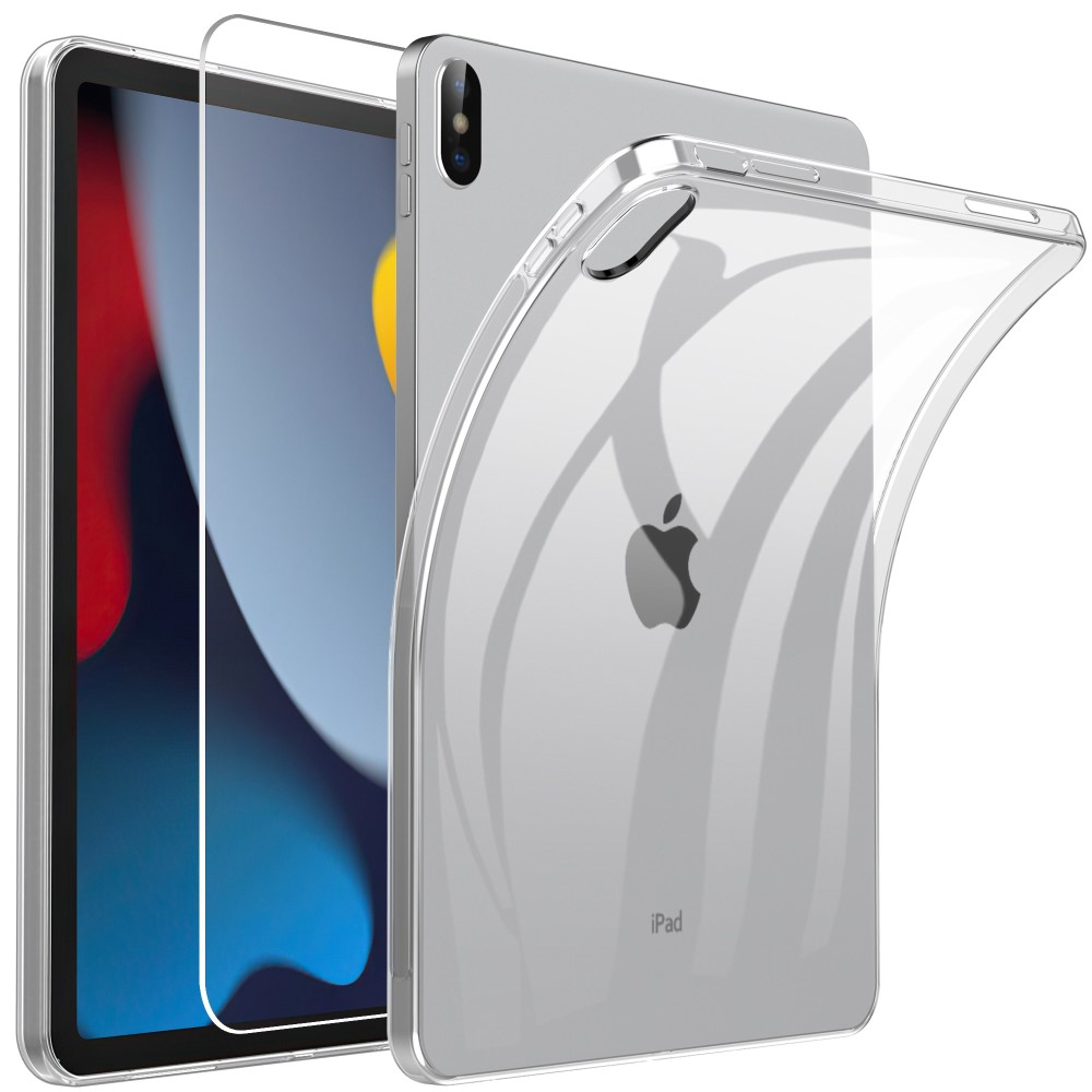 Trolsk Soft TPU-deksel + skjermbeskytter (iPad 11/iPad 10,9 (2022))