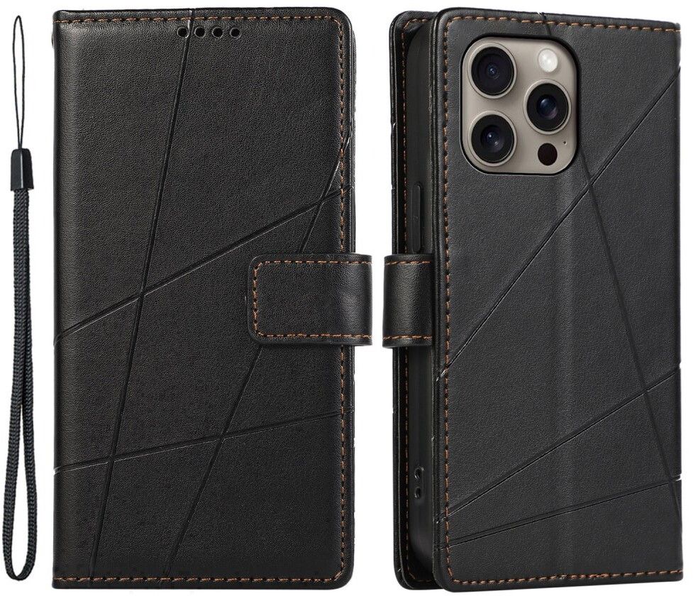 Trolsk Sophisticated Wallet (iPhone 16 Pro) - Svart