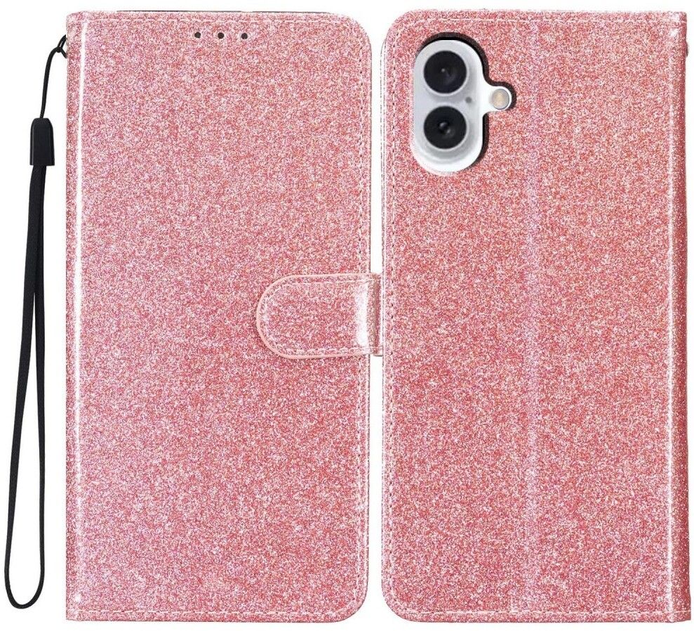 Trolsk Sparkle Wallet (iPhone 16 Plus) - Rose gull