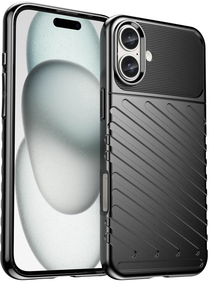 Trolsk Thunder Case (iPhone 16 Plus) - Svart
