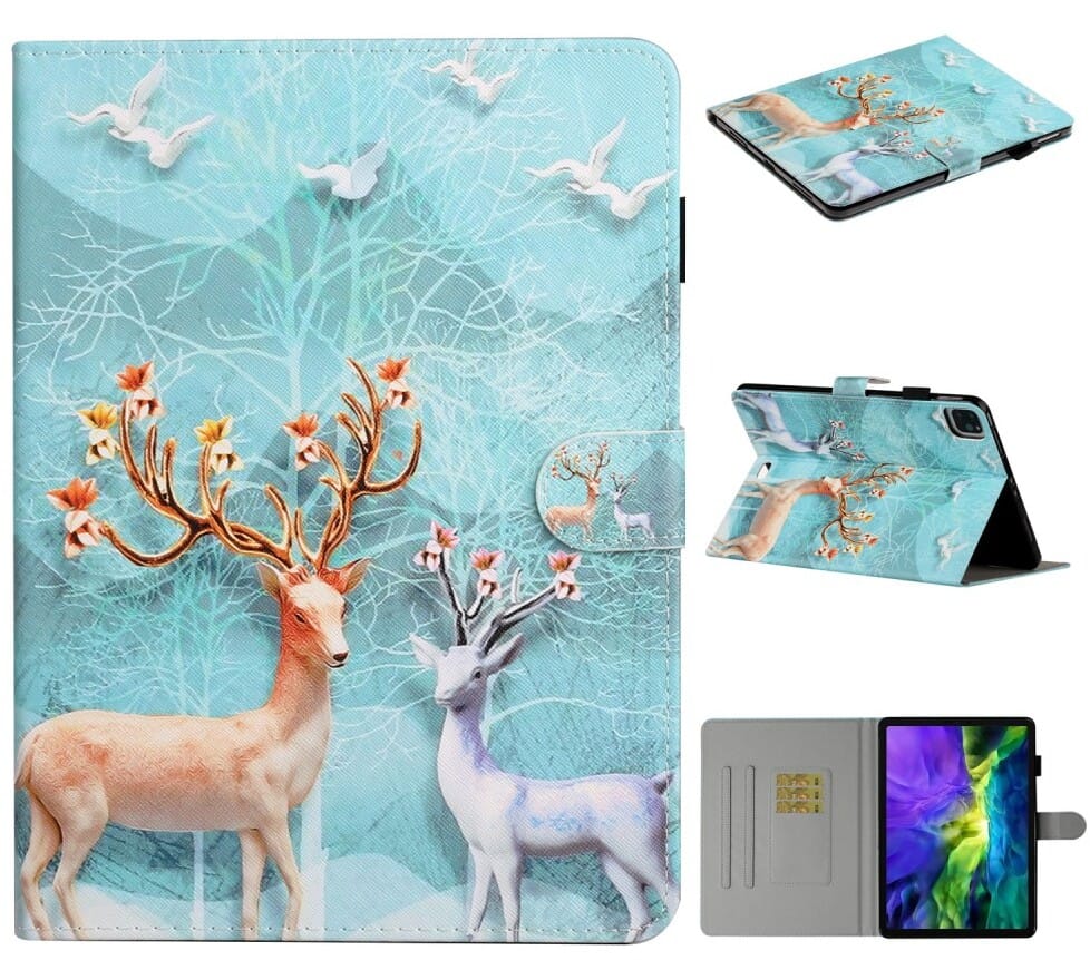 Trolsk Wallet Folio - Reindeer (iPad Air 5/Air 4)